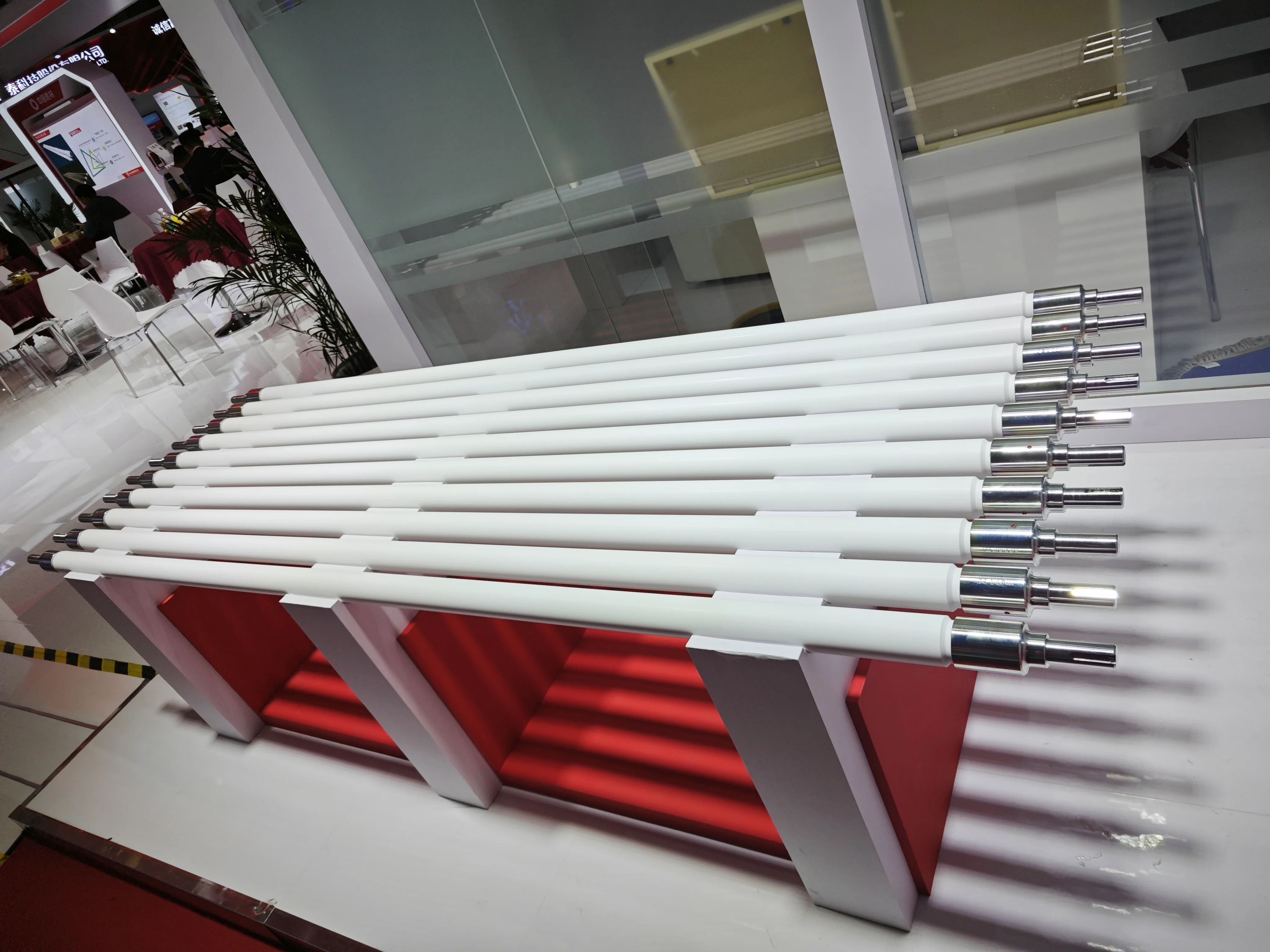 High temperture fused silica ceramic roller for Glass Tempering Furnace