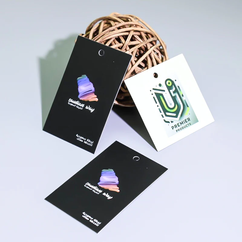 Brand Logo Thank You Card custom Clothing Labels Clothing Tags Customized Hang Tags Price Tag