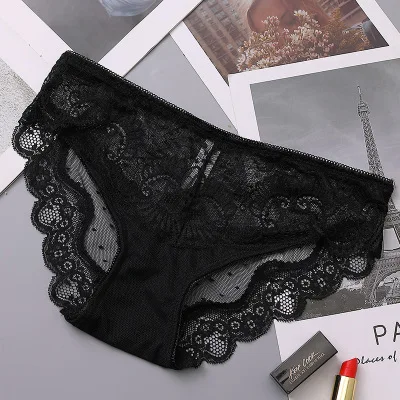 Hot sale sexy lace panties dirty mature blue women lace lingerie underwear for women