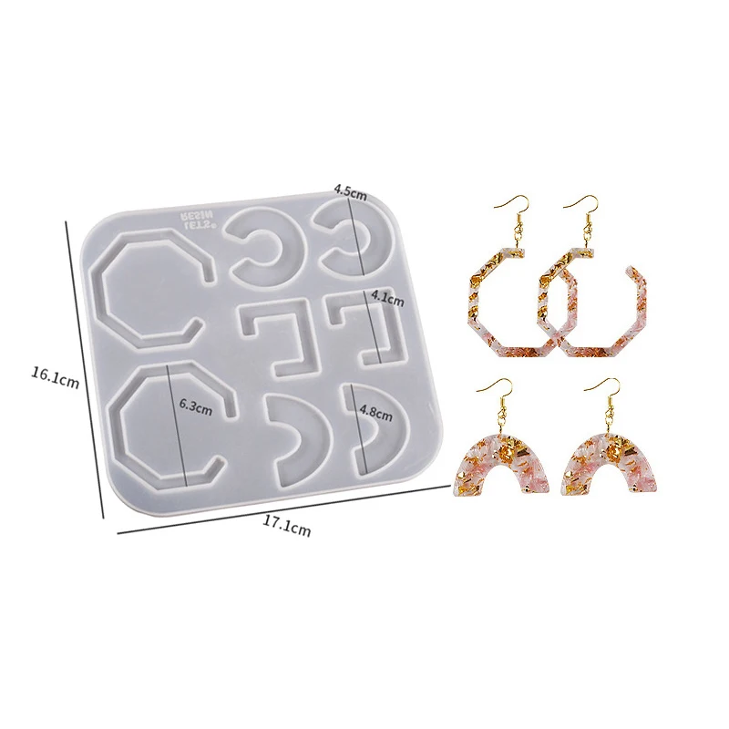 DIY handmade epoxy heart picture frame shape resin mold silicone ornament resin molds