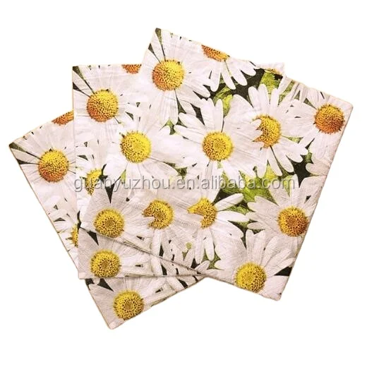 OEM вышитая салфетка из папиросной бумаги