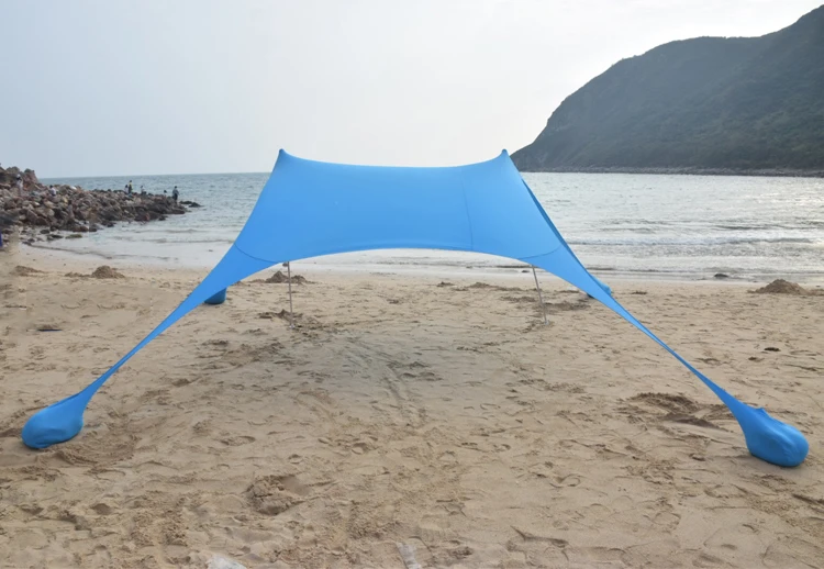 Beach Awnings Light Sunshade Tents Lycra Fabrics