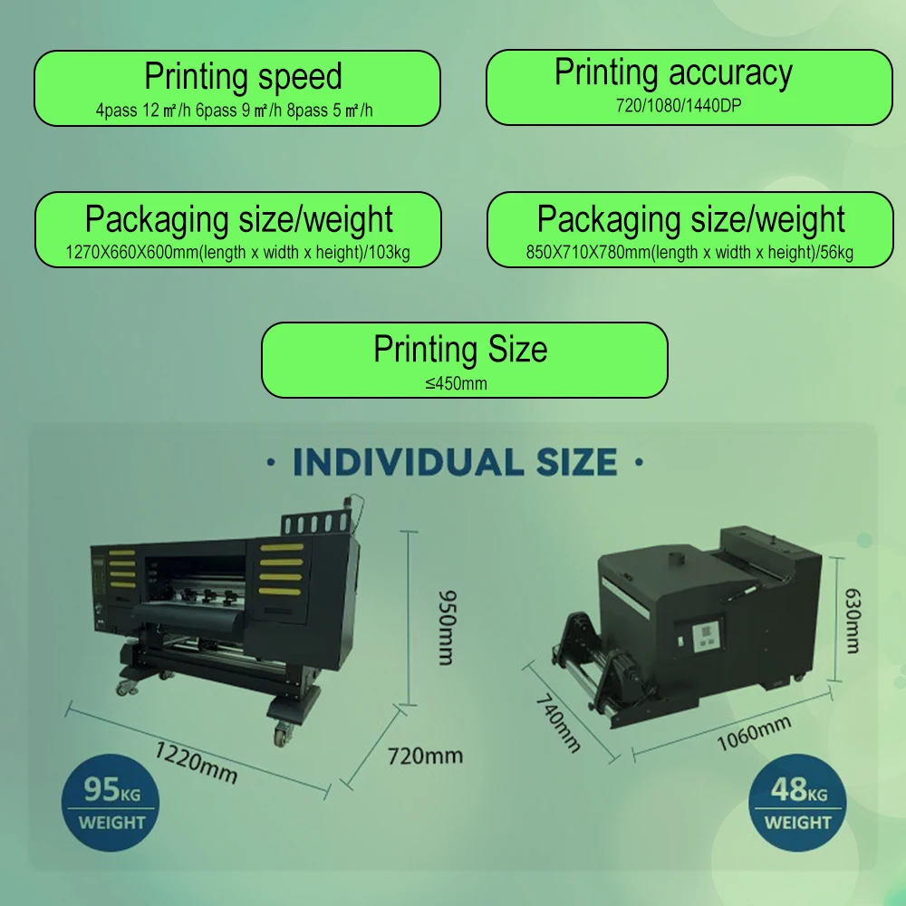 China Brand New XP600 A2 Print Dimension Digital Large Format Dtf Printer Automatic Portable Multifunctional Printer