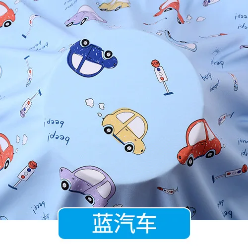 wholesale cartoon pattern rayon poplin 100% rayon printed fabric for children pajamas