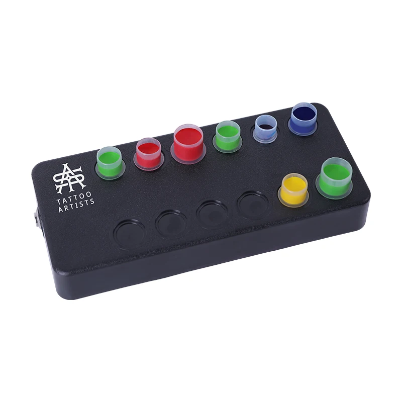 Newest Magnetic Tattoo Ink Mixer 12 Sites Strong Power Tattoo Ink Colors Shake Machine for Tattoo Artist