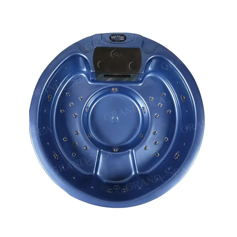 Large Space Bathtub Infinity Hydromassage Whirlpool Jet Acrylic Bathtub Outdoor Low Price Multifunctional LED Massage Bathtub