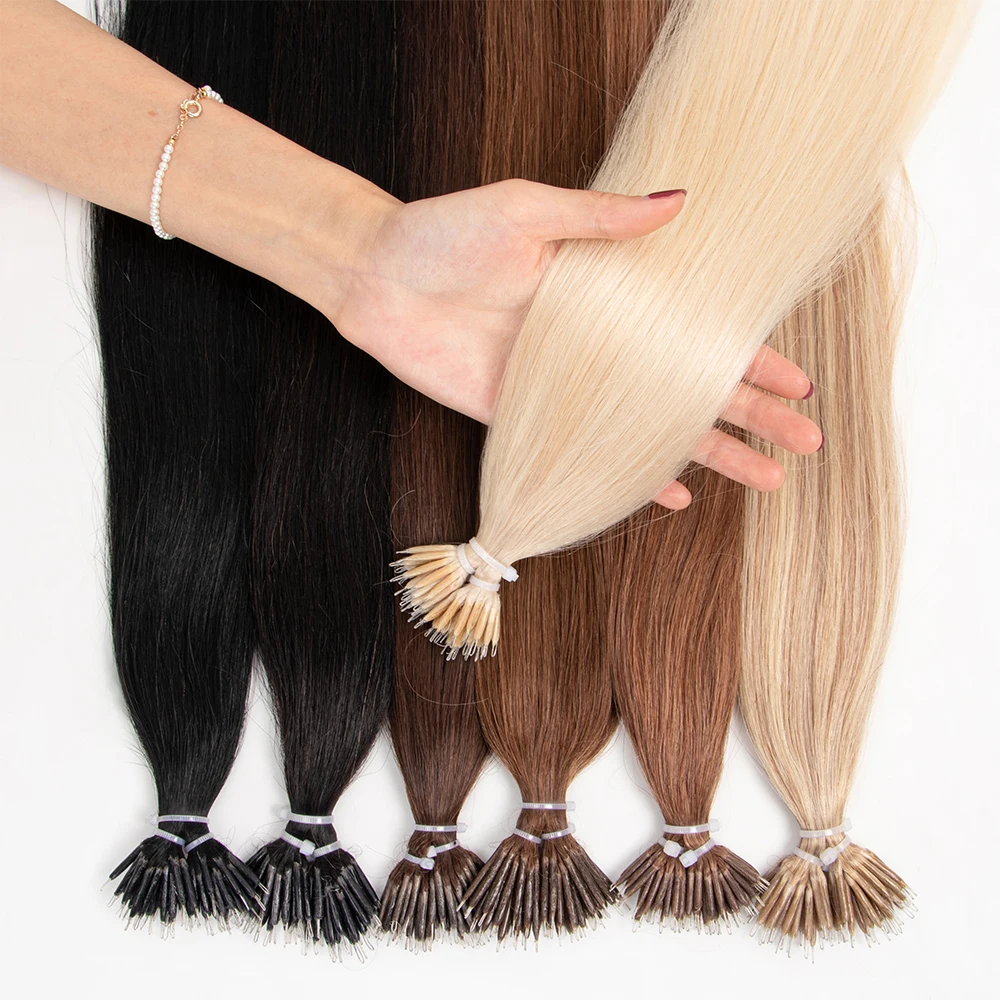 Mrshair Ready to Ship 50% off 20inches 100g nano tip remy european hair no minimum order metal tip nano link hair extension