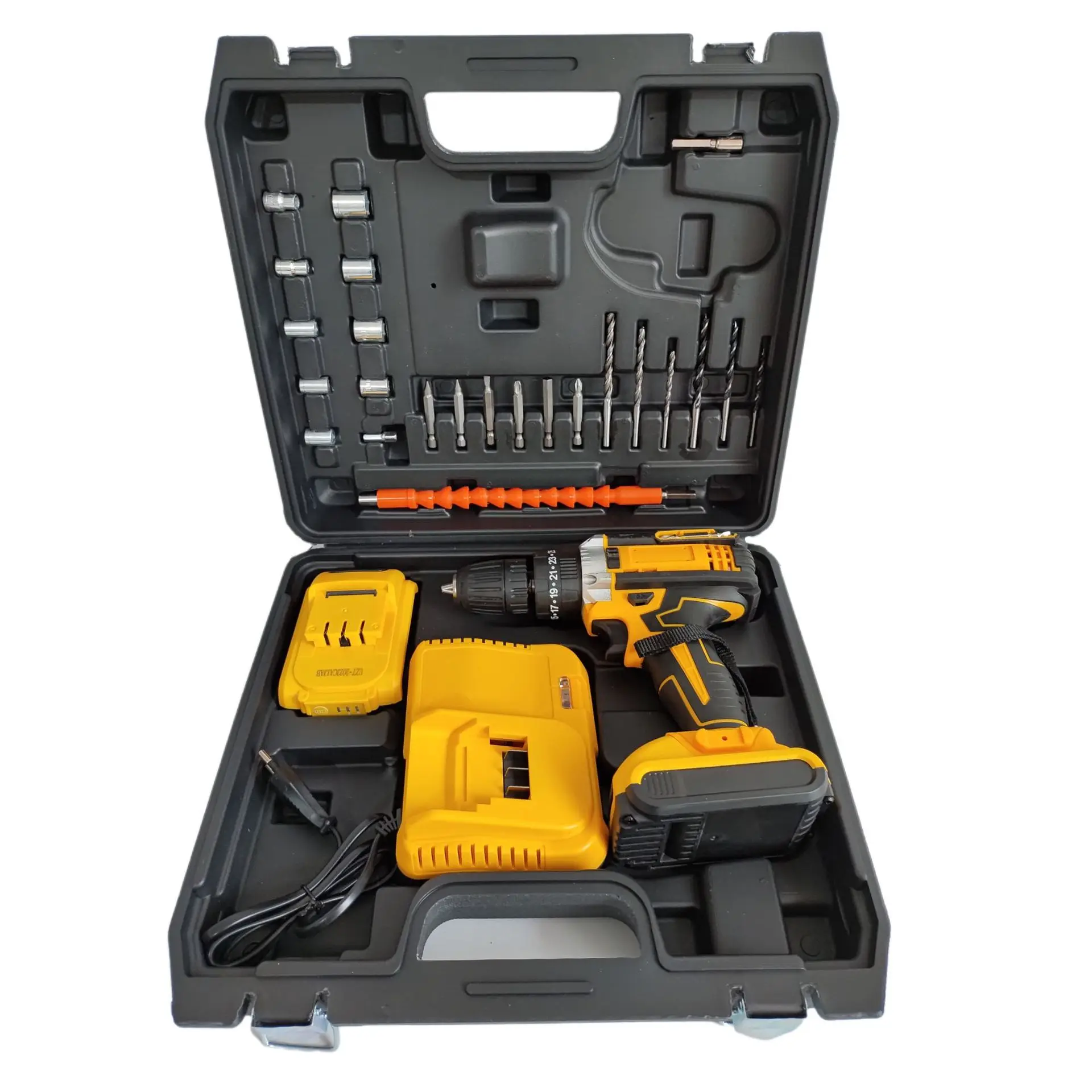 21V Brushless Motor Electric Screwdriver With Impact Lithium Battery Screwdriver DIY Household Cordless power Screwdriver