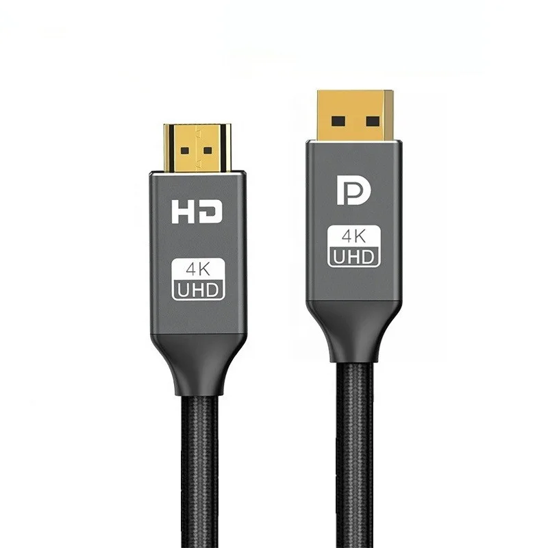 4K 60Hz 30Hz Display Port Displayport DP ZU HDMI Kabel 0.5M 1M 1.8M 3M UHD DP Displayport To HDMI Cable Kablo Cord