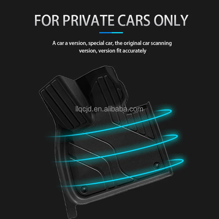 TPE  Car Foot Pad For 3D Car Mat Rear Cargo   For GWM tank300 tank400 tank500 tank700 Auto Accessories 2021-2025