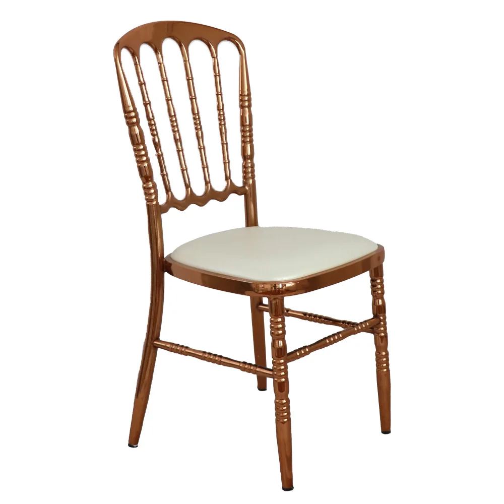 Chiavari Chair Factory Wholesale Party Event Wedding Metal Iron Modern Chair Catering Hotel Chair Hotel Furniture Modern