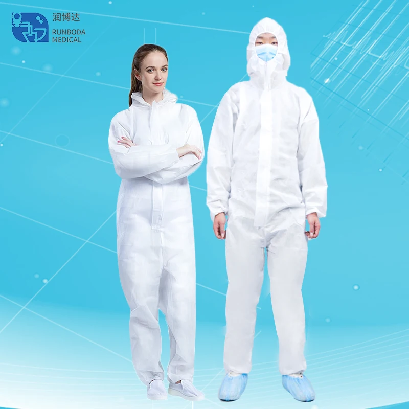 white disposable coverall suit  isolation clothes prevent asbestos tubeless type 5/6 protective cheap disposable coverall