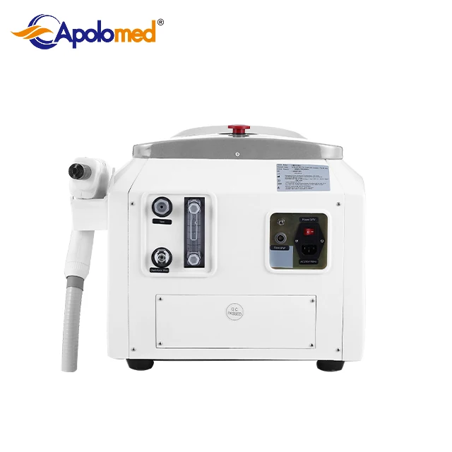 Apolomed Qswitch ND YAG Laser tattoo removal device 1064nm532nm nd yag laser equipment skin tightening machine