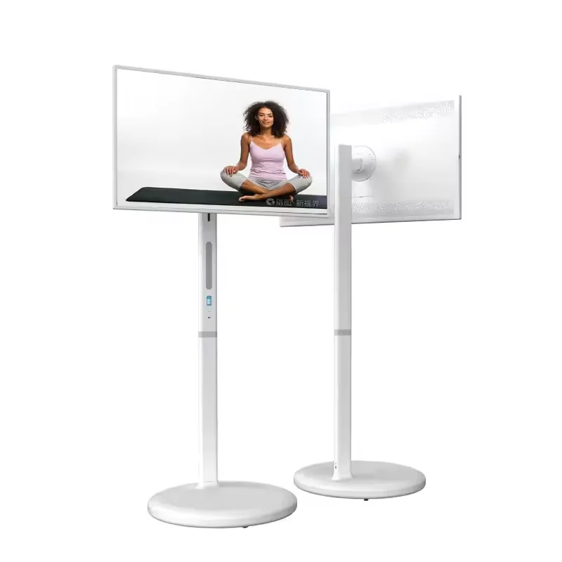 Vertical Display 32 Inch Lcd Monitor Capacitive Touch Screen Stand Tv Follow By Me Mobile Display Lcd Screen