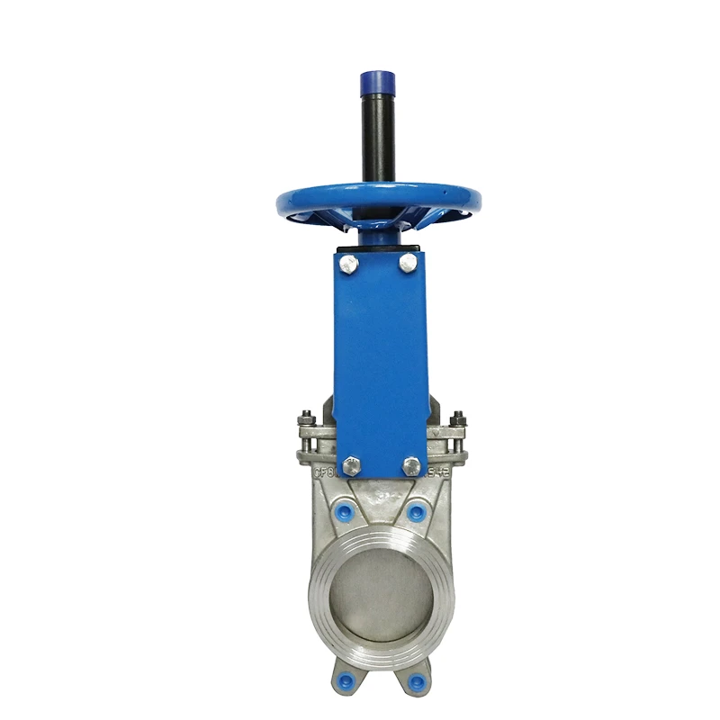 Factory Direct Sales Stainless Steel 304 Manual Knife Gate Valve for General Application Acid Water Gas Oil
