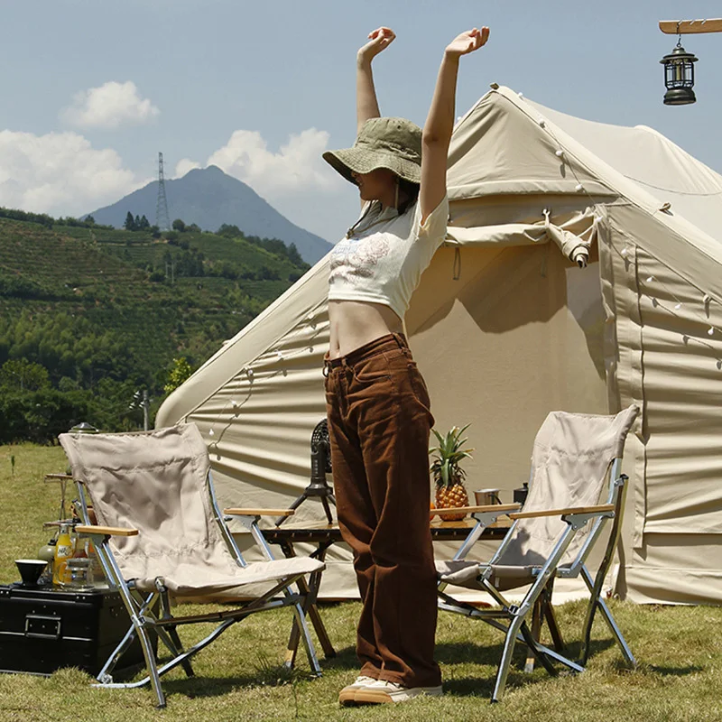 One bedroom outdoor camping inflatable tent waterproof