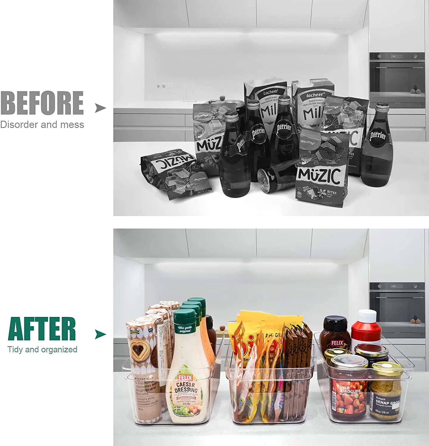 Adjustable Fridge Organizer Drawer Acrylic Egg Holder Refrigerator Organizer