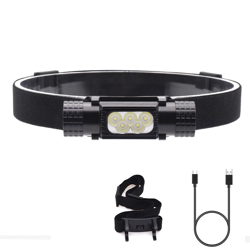 Factory New Arrival Aluminum Alloy Material Outdoor Best Rechargeable LED Headlamp For Work