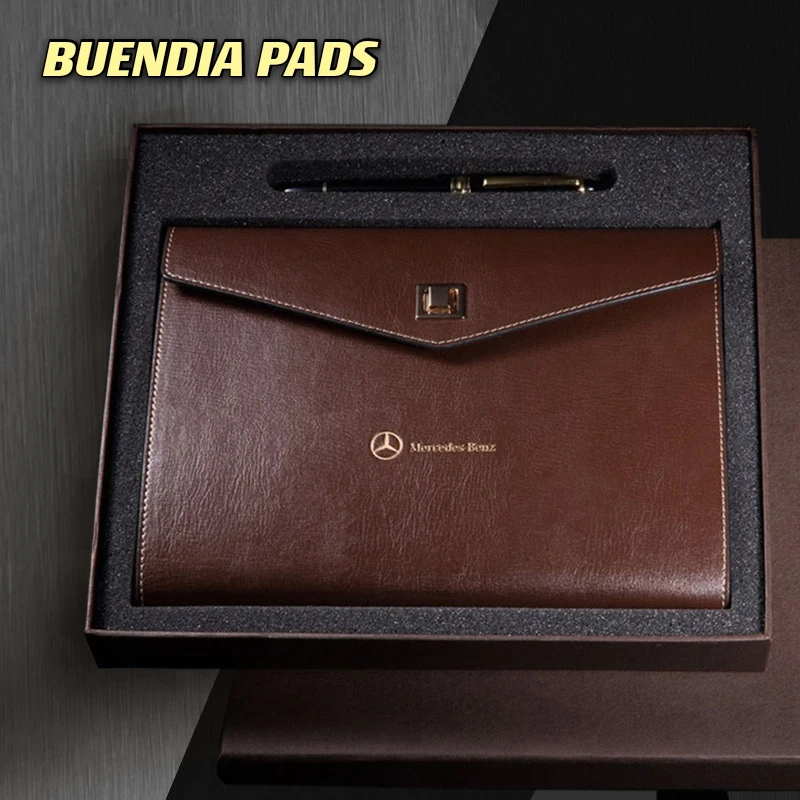 Luxury Organizer Planner Set with Metal Pen A5 PU Hardcover Notebooks with Card Pocket Custom LOGO 6 Ring Journal