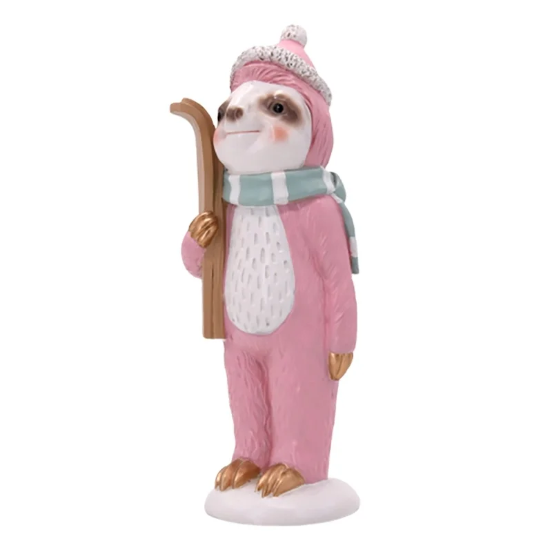 Fashionable Design Fun Sloth Cute Resin Statue Souvenir Gift Items