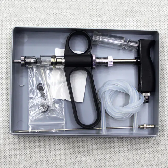 2ML Gun Type Continuous Steel Stainless Long Color Drop Feature Material Automatic Vaccine Syringe