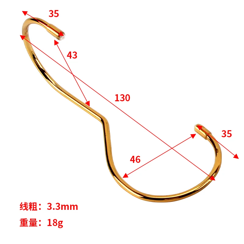 10 Pack Black Metal S Shaped Hooks for Hanging Plants Metal Hooks for Hanging Clothes StainleColor can be customized