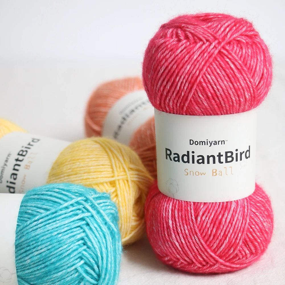 New Design OEM/ODM Snow Ball 50g/142yd/130m  for Blanket yarn manufacturing baby yarn