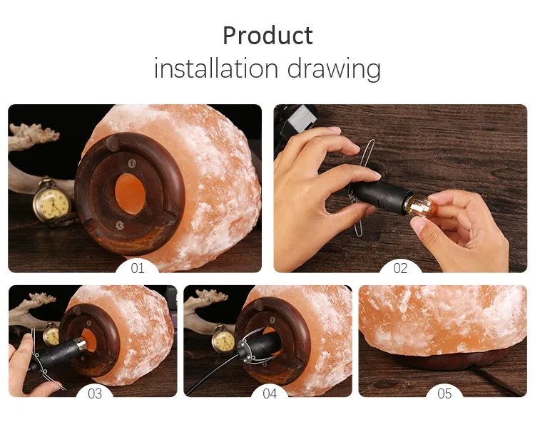 KINGSTAR Crystal Rock Salt LAMP Natural Healing 100% Genuine Natural USB HIMALAYAN SALT LAMP