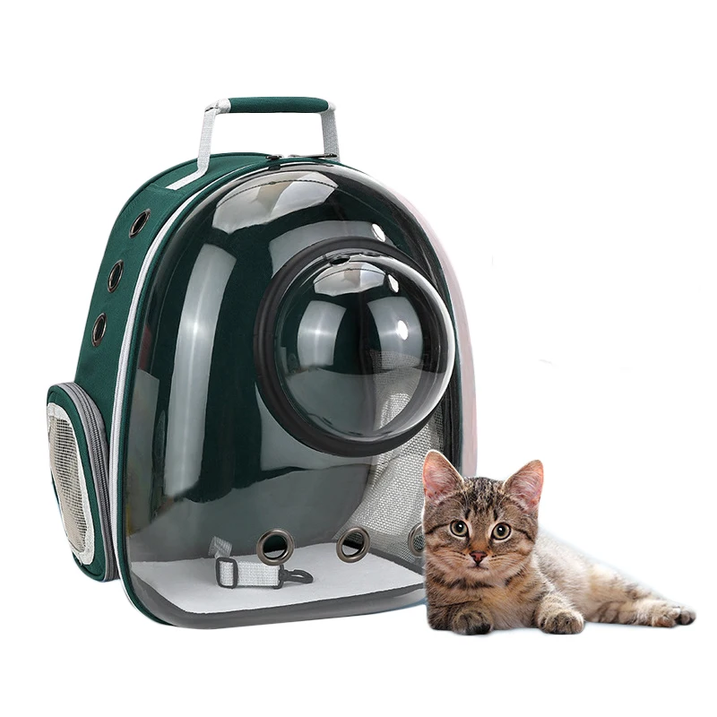 Puppy Transportation Cage Accessories Cat Backpack Portable Pet Carrier Astronaut Space Capsule Transparent Bag for Kitty