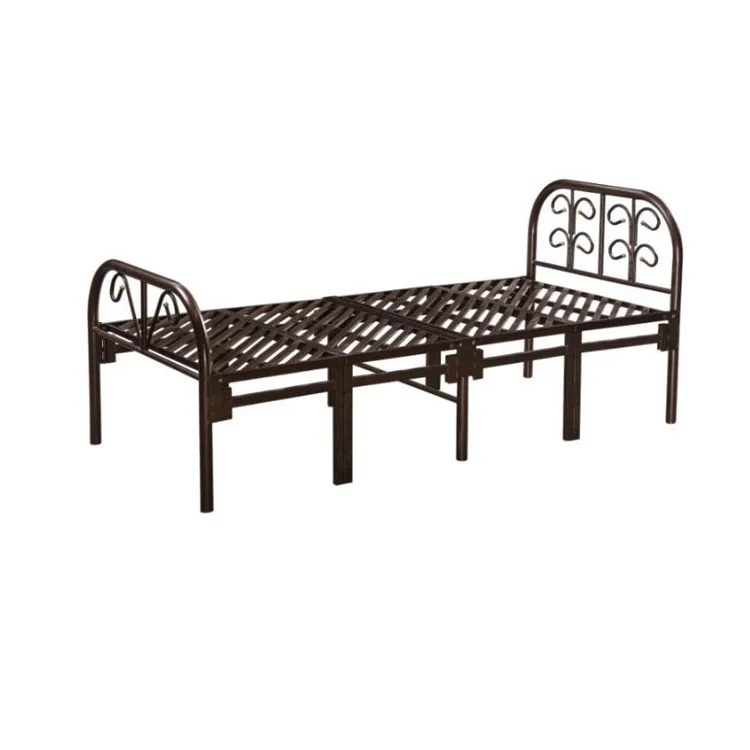 BSCI FACTORYHome furniture good price steel frame single fold-out bed cots camp bed