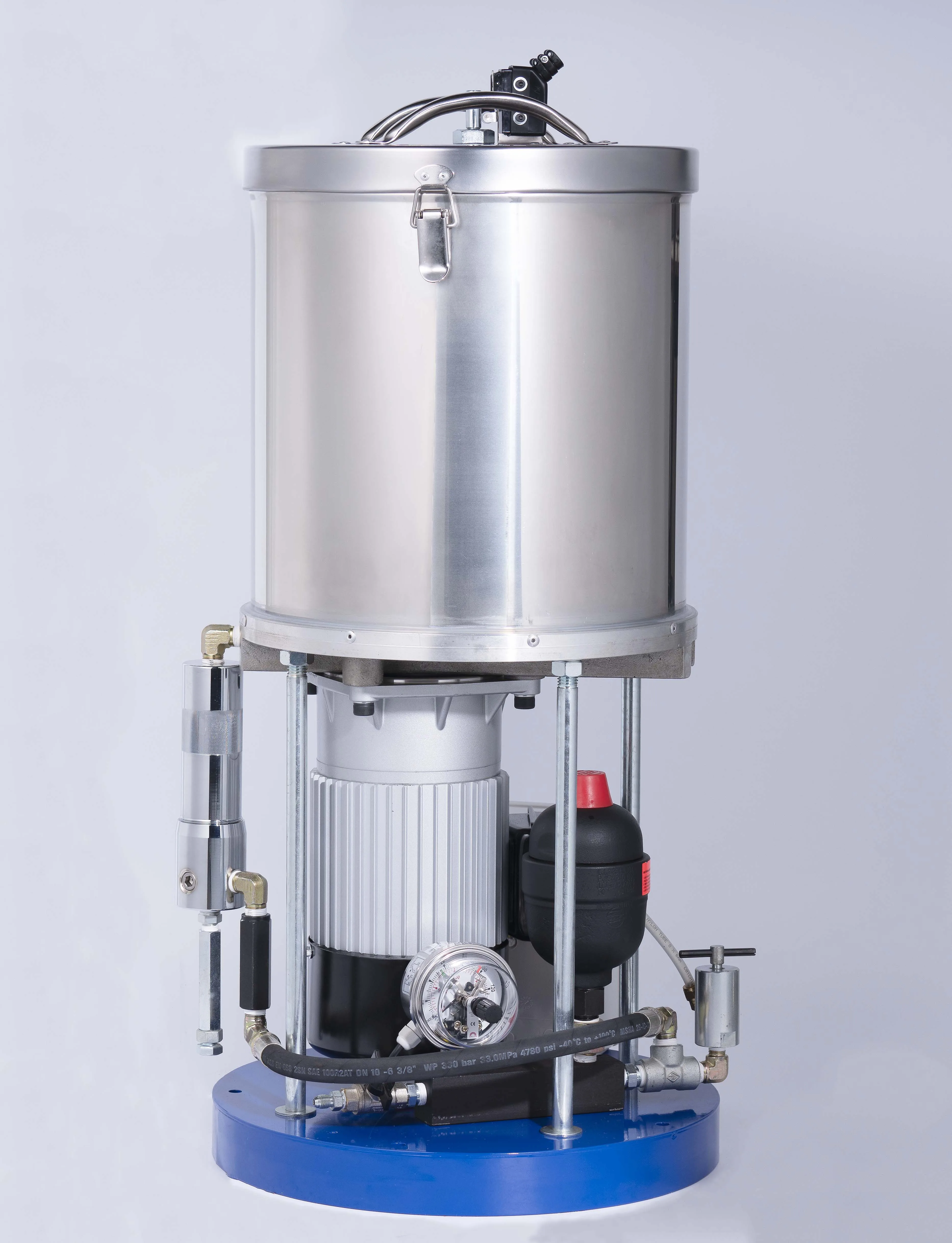 Manufacturing Oiling Equipment Set JY-83 High Pressure Grease Filter JY7-20 Electric Grease Pump