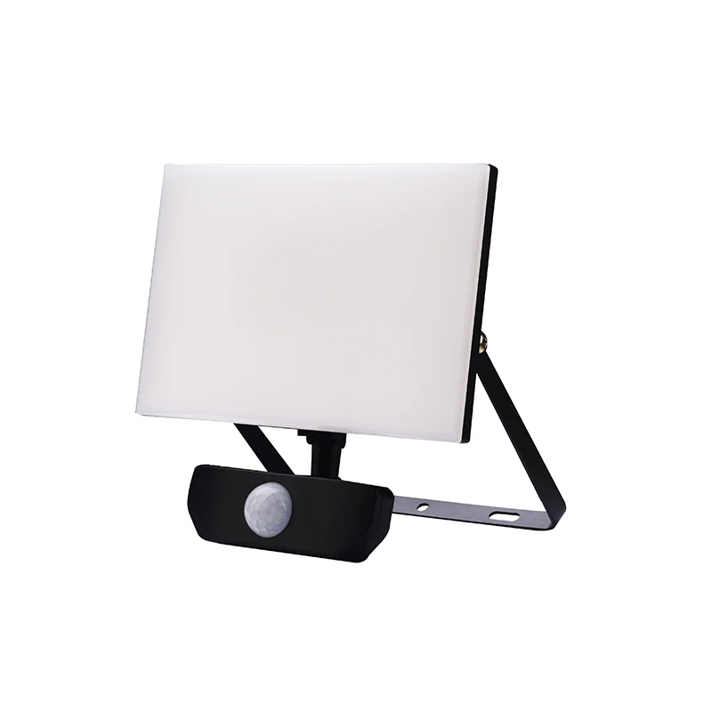 LED Floodlight 10W 20W LED PIR Security Lights with Cable,  IP65 Waterproof Wall Light Outdoor Garden