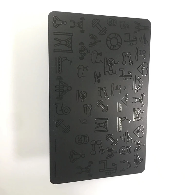 Membership card custom high-grade metal Karas personality creative beauty VIP VIP storage value recharge gold black card