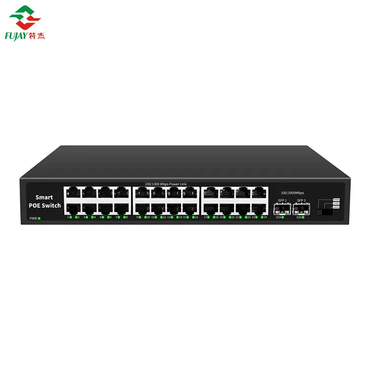 24 Port L2 Managed Ethernet Network Switch With 2 Sfp Port D-link Poe Switch Gigabit