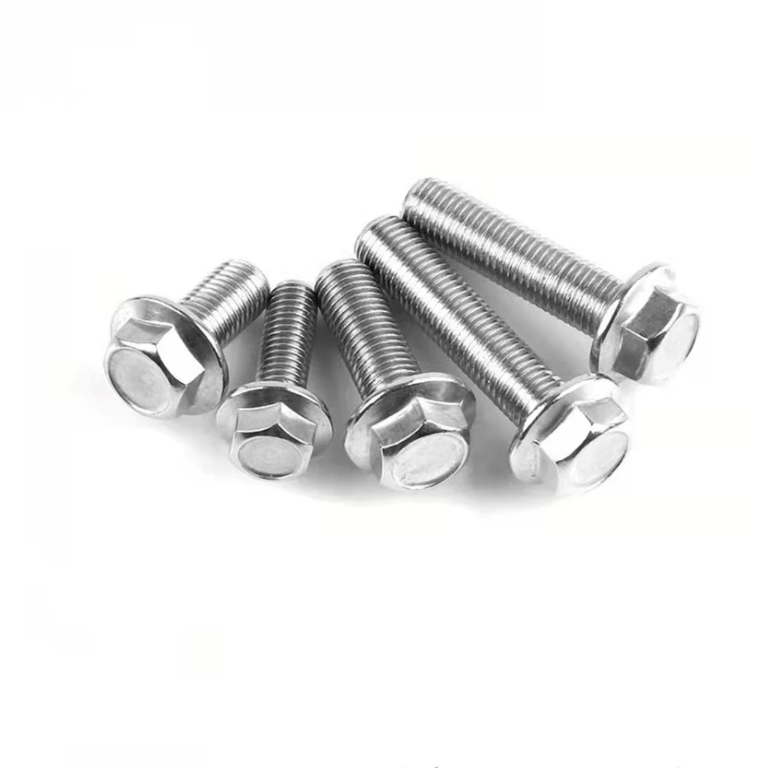 Flange bolts  Factory direct high quality 304/316 stainless steel  DIN6921  GB5787/5789