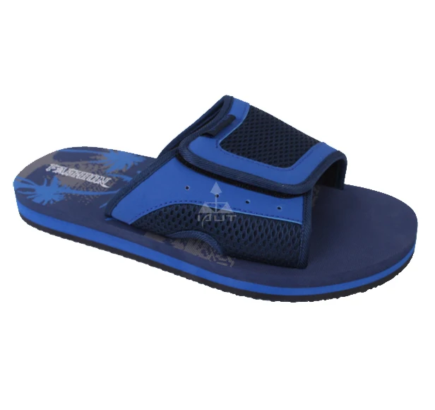 Outdoor PVC Blank Custom printing patterns Slippers Slides Footwear Sandals for men