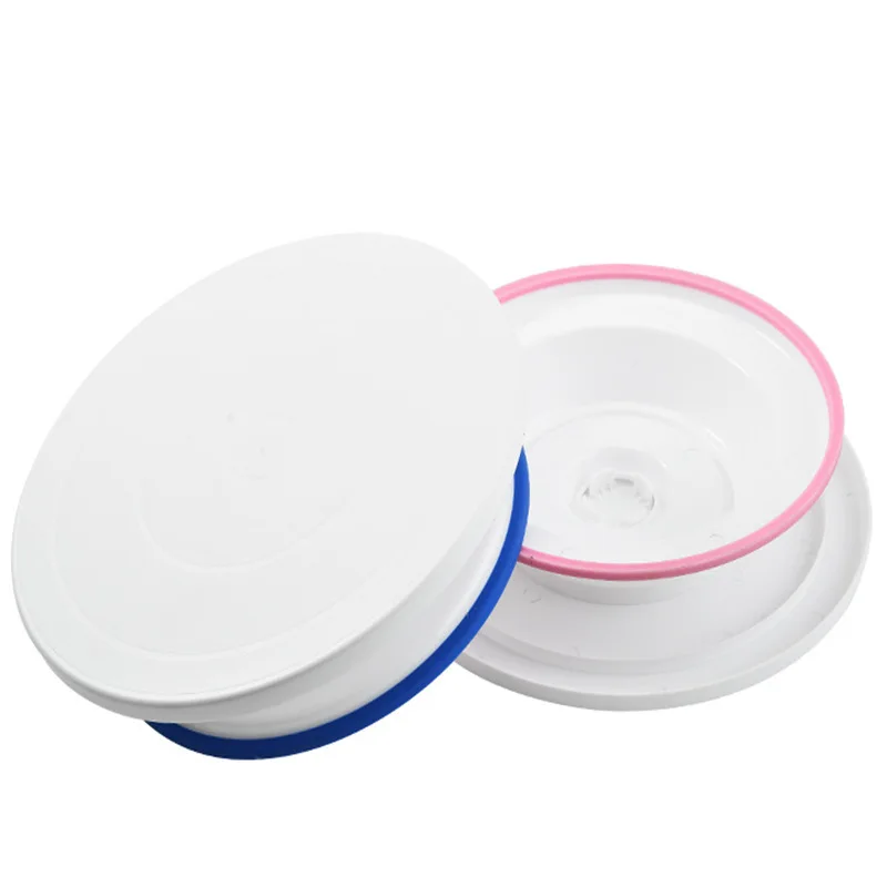 DIY Cake Turntable Baking Mold Cake Plate Rotating Round Cake Decorating Tools Rotary Table Pastry Supplies Baking Accessories