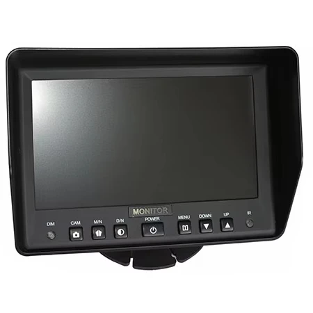 1080P 4 CH Split Screen AHD 7inch LCD Monitor Rear View Mirror Reverse Vehicle for Bus Truck Van Car Universal Vehicle