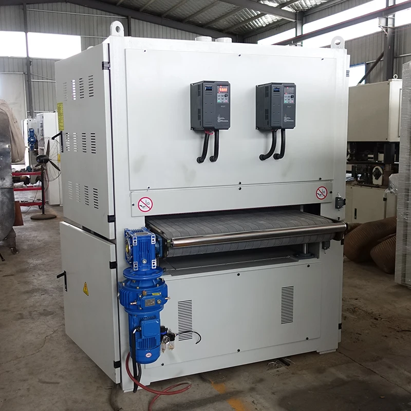 ZICAR R-RP1000 Woodworking Plywood Solid Wood Precise Calibrating Wide Belt Sander Sanding Machine