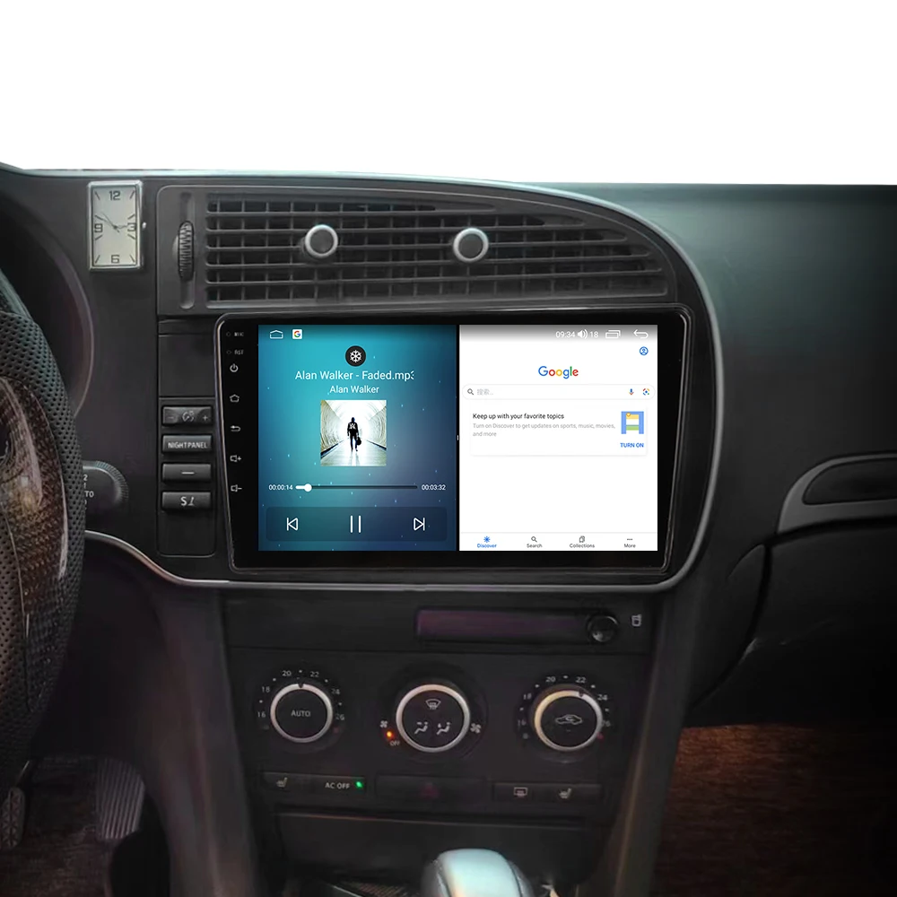 Автомагнитола 9 дюймов для Saab 9-3 2007-2010 GPS головное устройство Carplay стерео аксессуары Автоэлектроника
