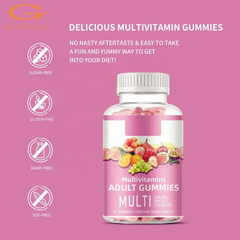 Gotobeauty Private Label Multi Vitamin Candy Health Care Supplement Multivitamin Faster Bear Gummy