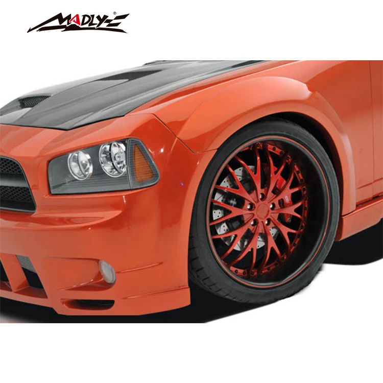 Madly Charger Front Fender Flares body kits for Dodge Charger Front Fender Flares PolyUrethane Material 2006-2010 Year