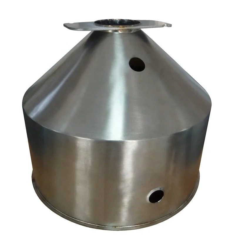 Custom commercial large stainless steel industrial funnel multipurpose metal funnel