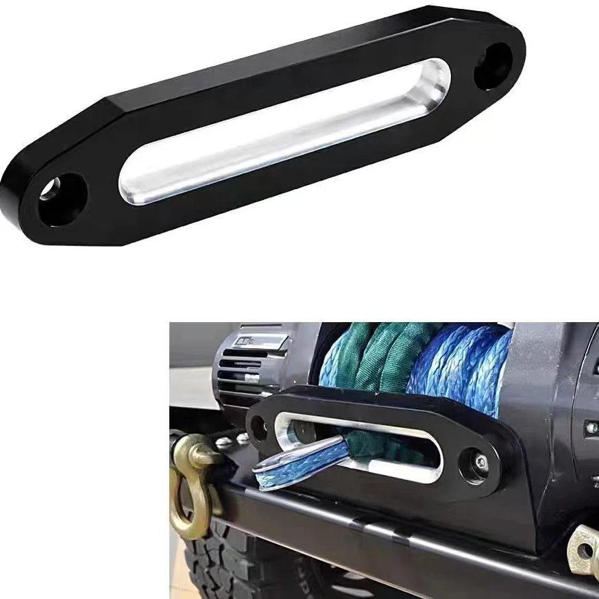 China  Supplier Winch Rope Guide  Off Road Car ATV UTV synthetic rope Aluminum Fairlead