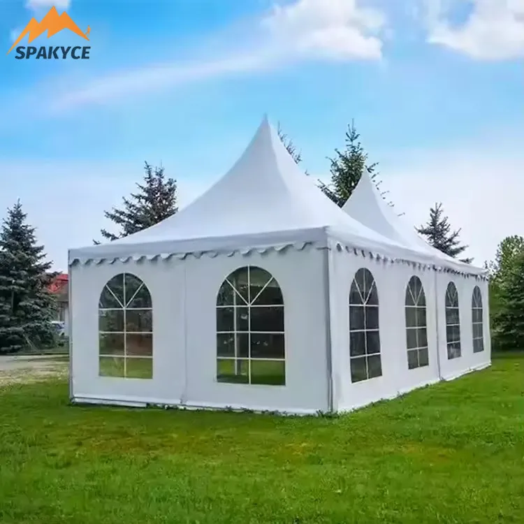 5x5M high quality aluminum oxide bracket pavilion Trade show wedding exhibition reception wedding pagoda tent