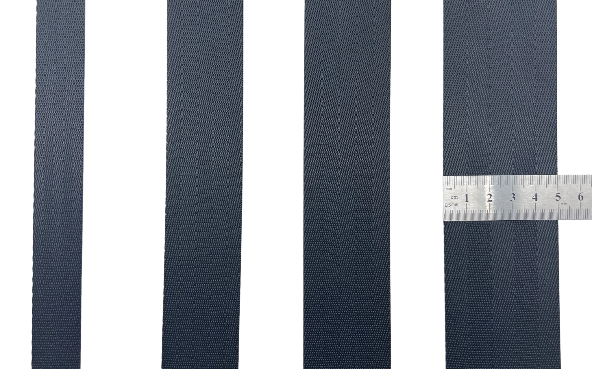 Wholesale Hot Sale Hot selling environmentally friendly 2.0-5.0cm black car seat belts/nylon industrial webbing