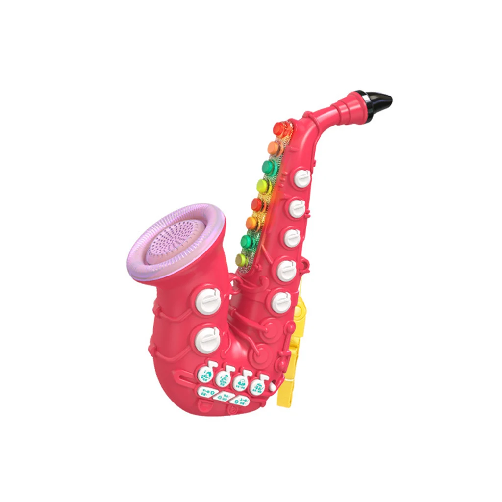 Plastic Emulation Electronic Musical Instruments Saxophone Toy For Children Kids Toddlers Music Education