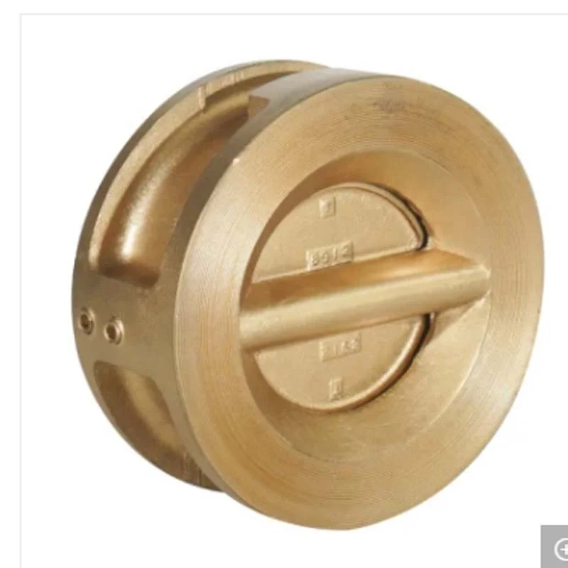 Veyron DN50 to DN1200  Iron Brass Double Disc CF8M Disc Wafer Butterfly dual plate check valve in ANSI DIN JIS BS