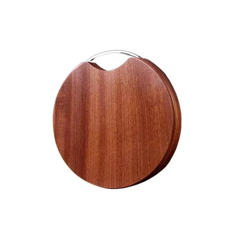 
Cheap Price Durable Wood Kitchen Round Ebony Cutting Board Chopping Block 