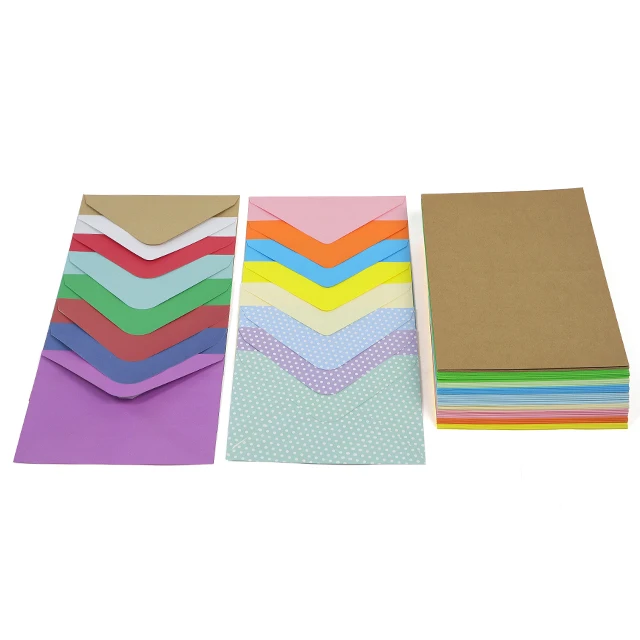 
Custom printed made mini kraft paper envelope packaging 